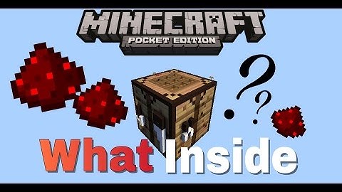 Redstone Map || Giant Crafting Table ??? || Working !!!/ Made by Pastimeboy || Minecraft Pe