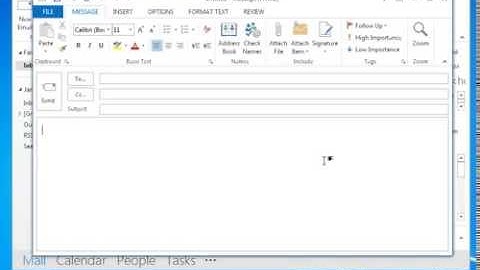 Outlook 2013: How to add and configure signatures