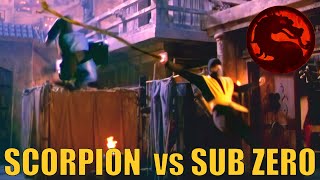 SCORPION vs SUB ZERO [4K remaster fullscreen] (Mortal Kombat Conquest 1998)