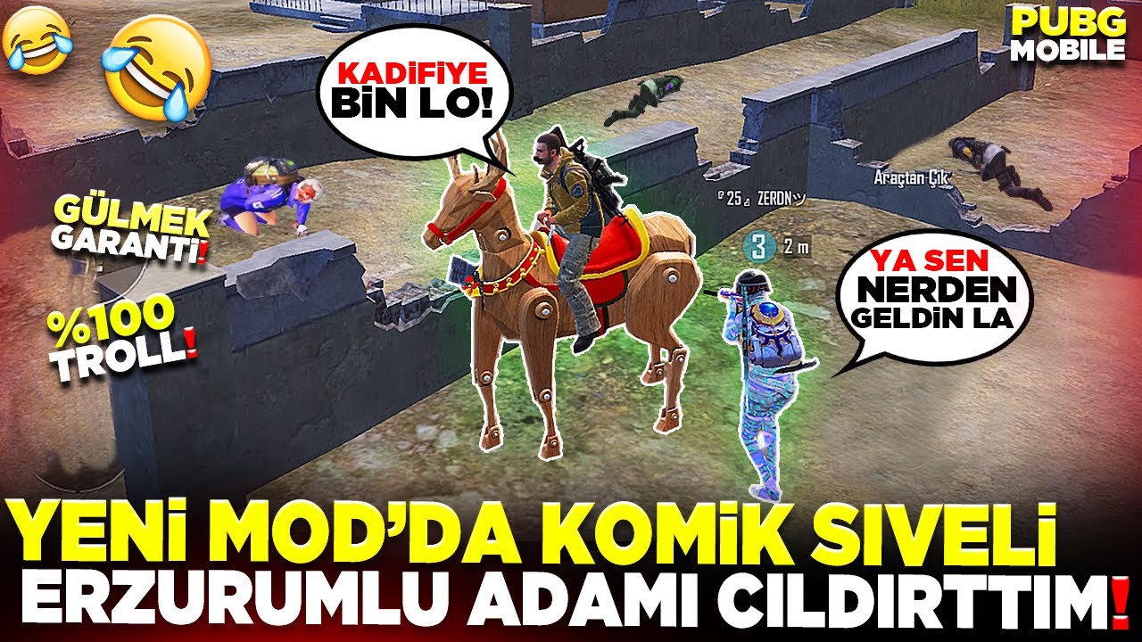 YENİ MOD’DA KOMİK ŞİVELİ ERZURUMLU ADAMI ÇILDIRTTIM!! 🤣 | PUBG MOBILE