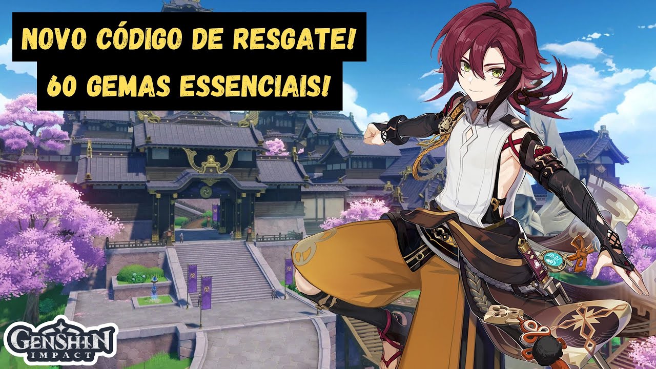 Novo código de Genshin Impact dá 60 Gemas Essenciais e 10 mil Mora