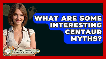 What Are Some Interesting Centaur Myths? - Exploring Ancient Myths
