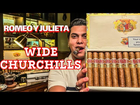 تقييم ومراجعة السيجار الكوبي روميو وجولييت وايد تشرشل Romeo Y Julieta Wide Churchill Cigar Review