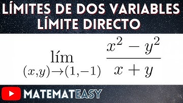 📌  Límites de Dos Variables | Límite Directo. Ejercicio 1
