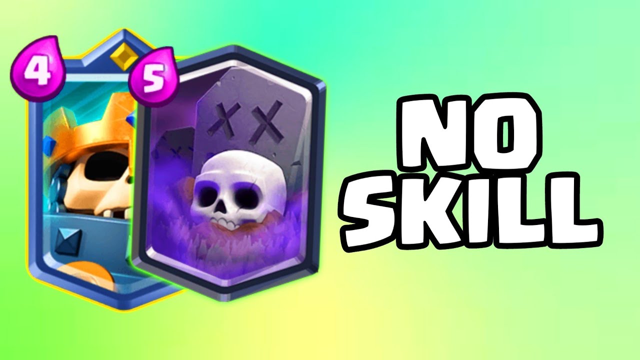 skeleton king+graveyard is meta🔥😱/best graveyard deck/best deck in