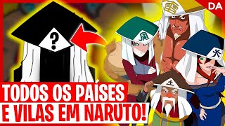 Naruto - Conheça as cinco maiores Aldeias Shinobi