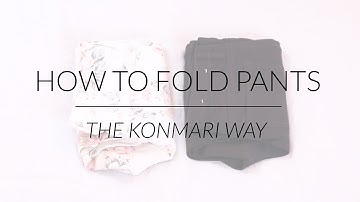 How to Fold Pants | KonMari Method by Marie Kondo
