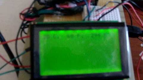 Arduino + LM335a Temp Sensor + 128x64 GLCD