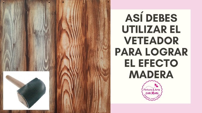 Cómo hacer VETEADOR CASERO  Imitación de Madera 