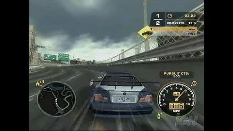 Need for Speed Most Wanted GameCube Gameplay - Racing into