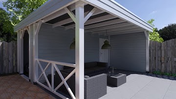 Garden animation arc+ X10 and unicorn render