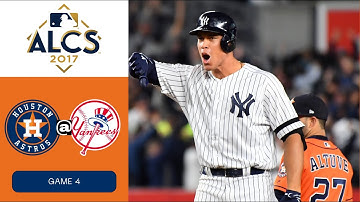 2017 ALCS, Game 4 - Astros @ Yankees