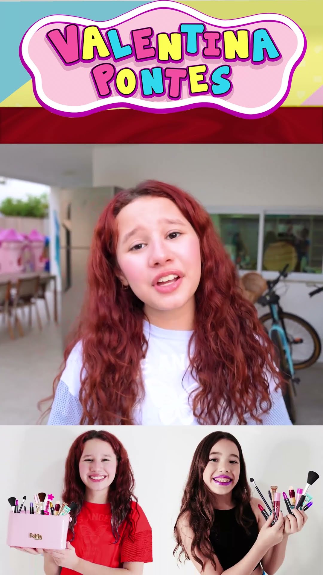? Valentina and her friend want the same MAKEUP for kids!!