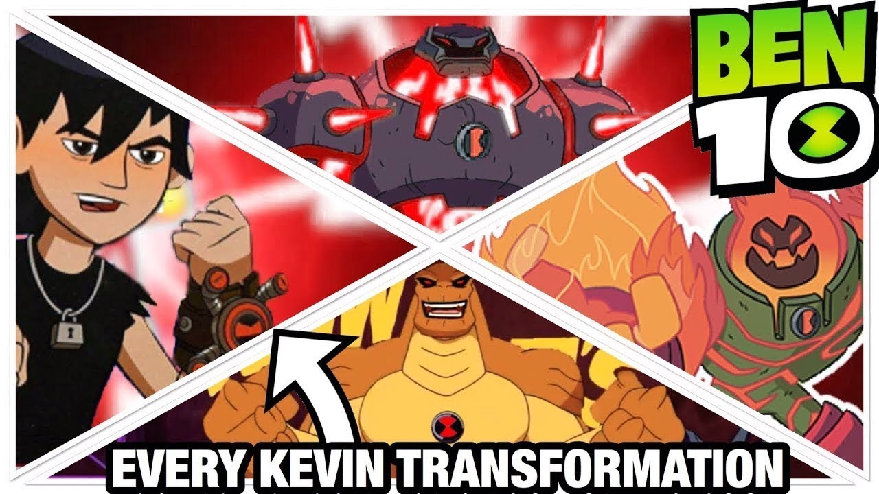 Ben 10 Reboot Season 3 All Kevin 11 Antitrix Powers And Aliens YouTube