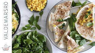 Quesadillas - nem og hurtig opskrift på vildt lækre vegetar quesadillas