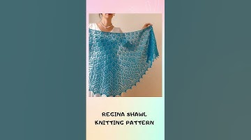 Lace shawl knitting pattern in PDF, crescent style elegant shawl wrap pattern