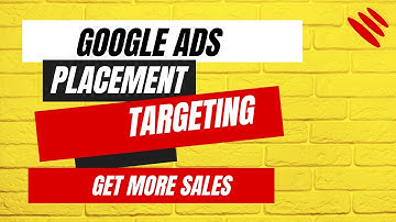 Google ads placement targeting | placement targeting in google ads | In Hindi