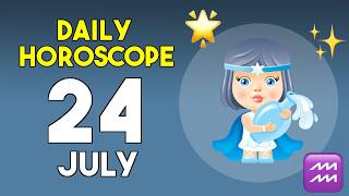 Aquarius horoscope today - July 24, 2026