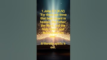 One God.Three Persons.The Trinity Explained Through Scripture #JesusIsGod #TrinityExplained #mybible