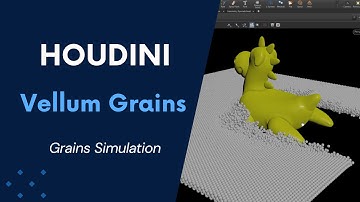 How To Use Houdini Vellum Solver To Simulate Grains Collision