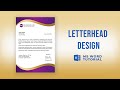 How to Make Letterhead Design in Microsoft Word | letterhead design in word