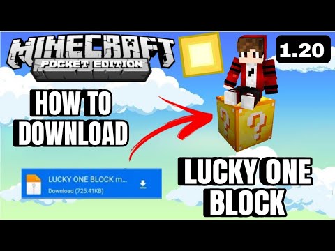 Lucky Blocks addon for Minecraft PE 1.20.15