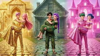 K Pop Demon Hunters Rich Zoey And Mira Family Vs Poor Rumi Family Vs Green Family   A Touching Stoy