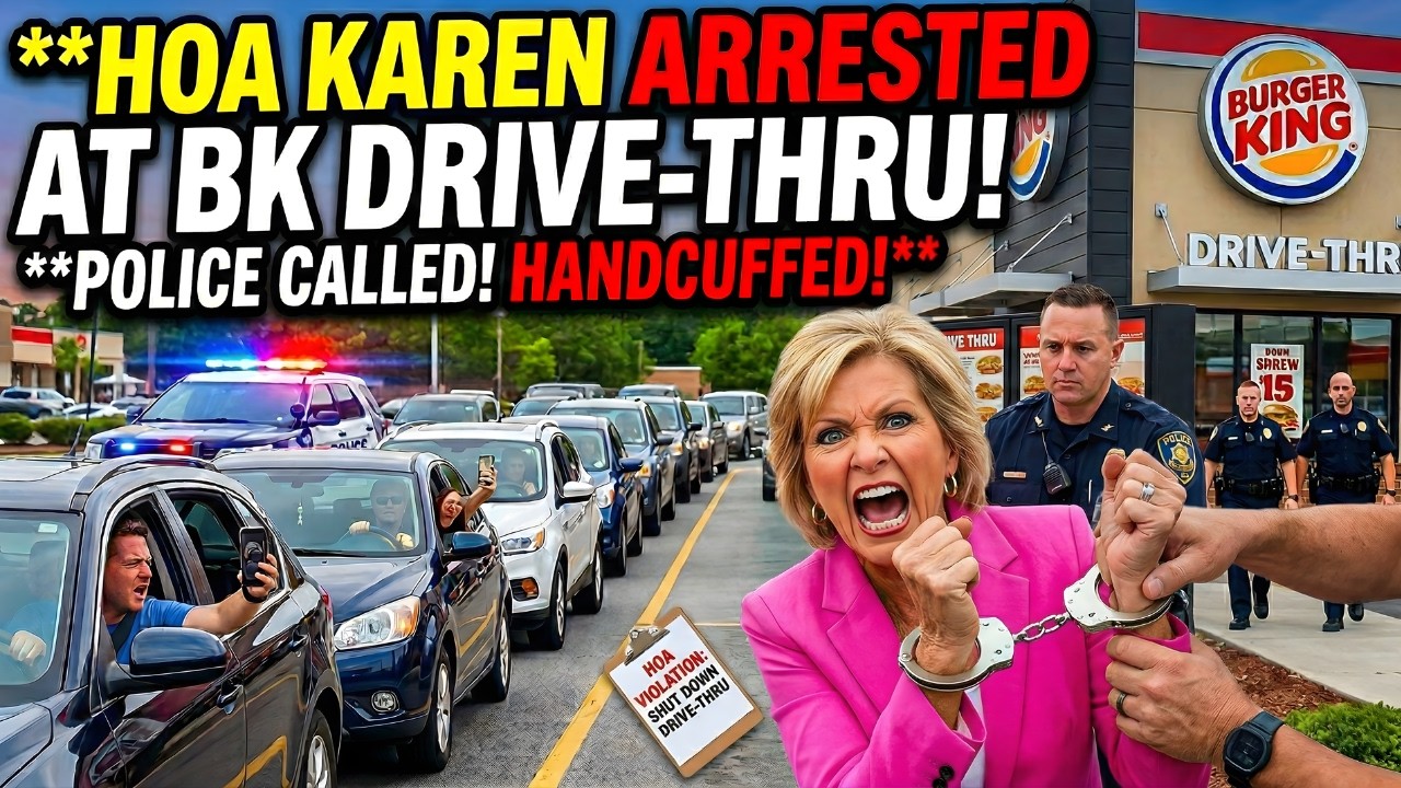 HOA Karen Tried Shutting Down a Burger King Drive Thru — Police Trespassed Her