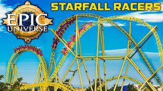 EPIC UNIVERSE STARFALL RACERS POV - New Roller Coaster, 2025