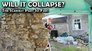 A Scary Part Of My Stone Barn Restoration - Life at The Corner House, Rural Ireland