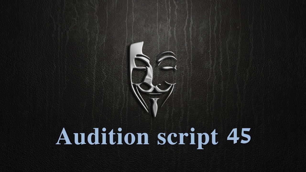 Script 45 | Hindi audition script Script 45 | Hindi audition script ...