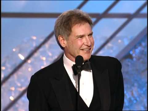 Golden Globes 2002 Harrison Ford Receives Cecil B. Demil Award