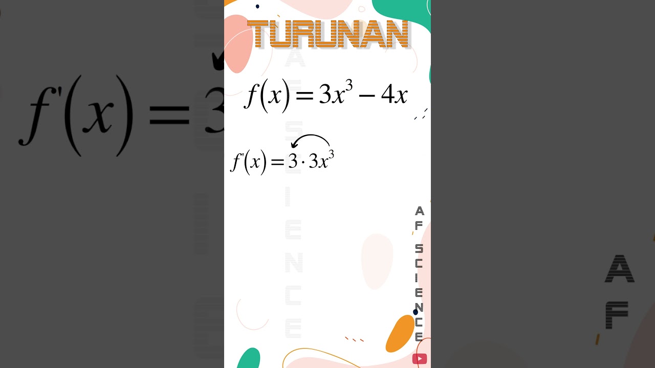 Cara Cepat Paham Turunan 