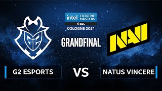 CS:GO - G2 Esports vs. Natus Vincere [Nuke] Map 3 - IEM Cologne 2021 - Grand Final