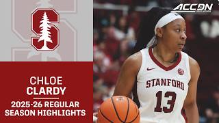 Stanford G Chloe Clardy Regular Season Highlights | 2025–26 ACC Women’s Basketball
