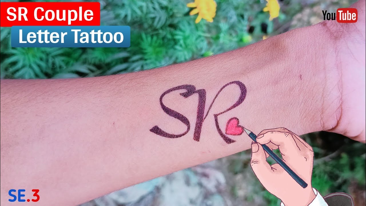 Combination letter tattoo designs  SR  AN  DR  LN  BS from sr letter  images Watch Video  HiFiMovco