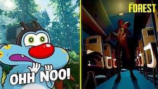 👶OGGY Found *NEW* Monster In THE FOREST! - (THE FOREST ft.Oggy)