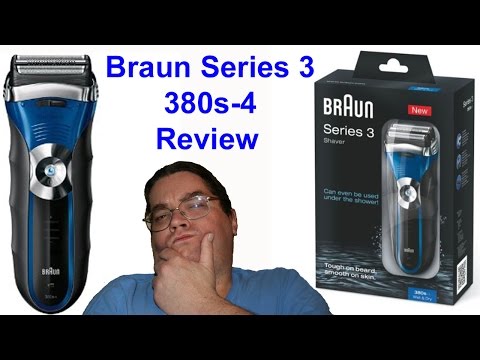 Braun series 3 380s-4 electric shaver- Unboxing and review