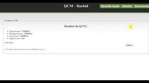 Php/Mysql QCM - Application + code source