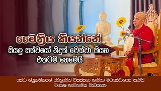 මෛත්‍රිය කියන්නේ සියලු සත්වයෝ නිදුක් වෙත්වා කියන එකට නෙමෙයි.. | Jayamaga deshana LK screenshot 5