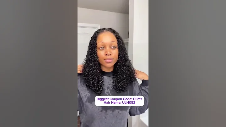 So gorgeous😍Natural 3 IN 1 Half Wig Installed w/ Flip Over Method | Wand Curls Ft.ulahair