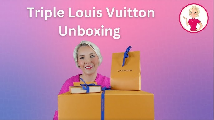 Louis Vuitton unboxing to match my Alma bb vernis rose litchi,more