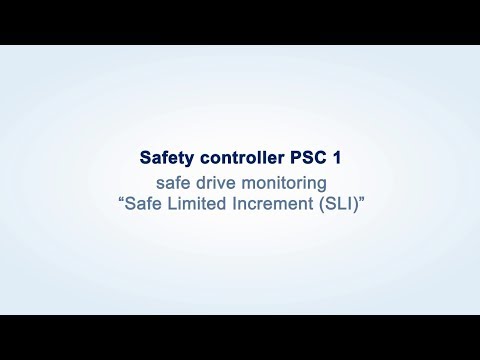 Schmersal Product Animation - PSC1 Functions: SLI Safe Limited Increment