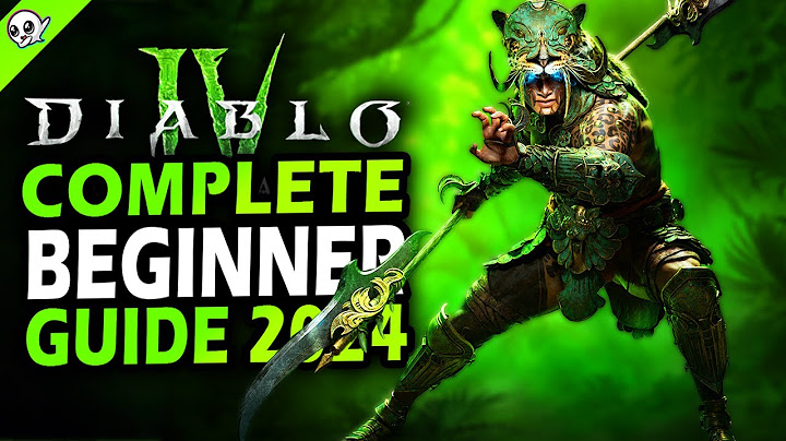 D4 - Complete Beginner's Guide 2025  ( DIABLO 4  )