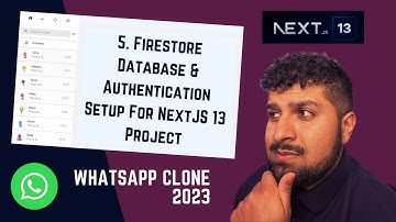 5. Firestore Database & Authentication Setup For NextJS 13 Project