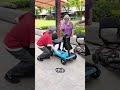 This Old Woman Has An Amazing Foldable Electric Vehicle 🤯