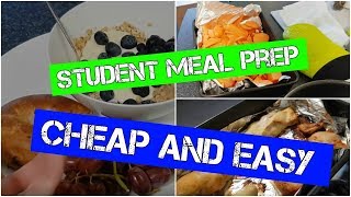 Student Meal Prep - Cheap and Easy!