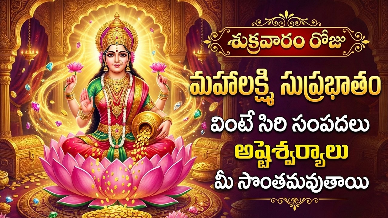 శుక్రవారం లక్ష్మి సుప్రభాతం వింటే సకల కష్టాలు తొలగిపోతాయి | Friday Special Lakshmi Devi Songs