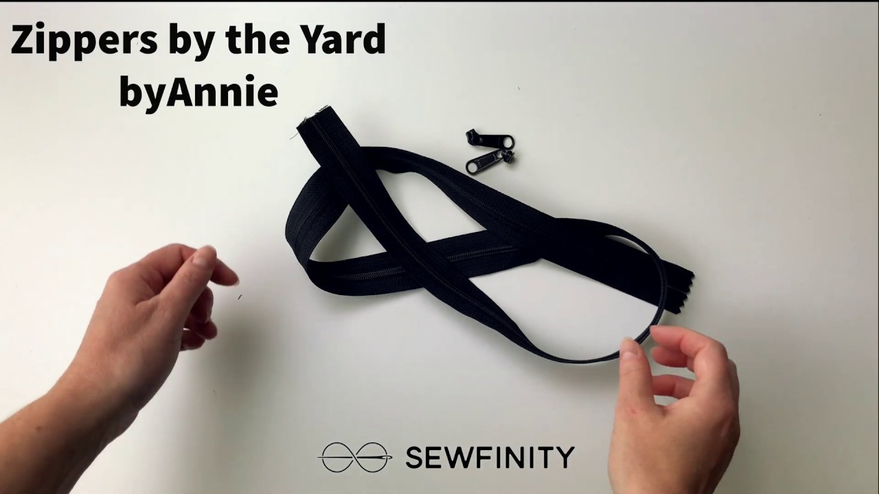 Zippers By The Yard - Black Black – Sewfinity