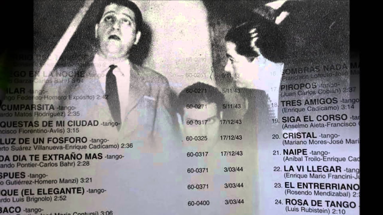 ANIBAL TROILO & FRANCISCO FIORENTINO - GIME EL VIENTO - TANGO ANIBAL TROILO & FRANCISCO FIORENTINO - GIME EL VIENTO - TANGO